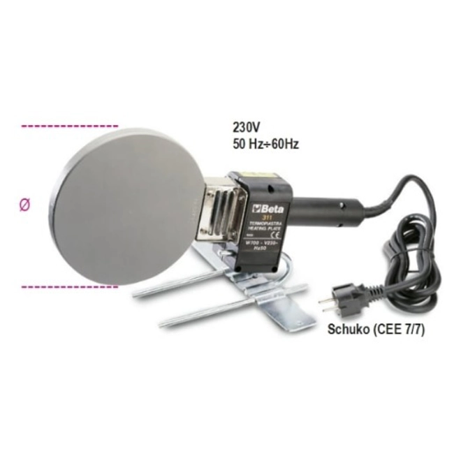 Vendita online Termopiastra per tubi in materiale plastico art.311